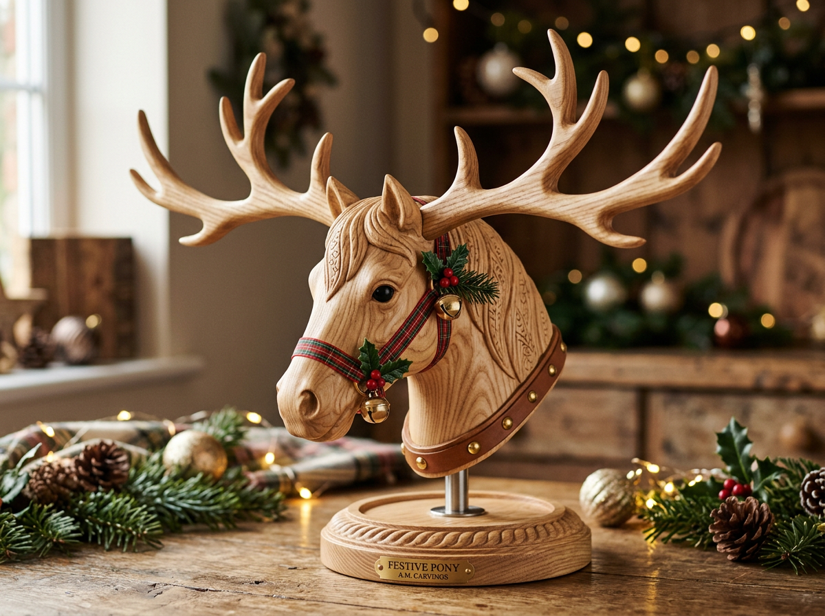 Page: Holz-Pferde aus sibirischer Lärche kaufen. Context: Ausverkauft Pony Amigo 109 cm Holzpferd: R